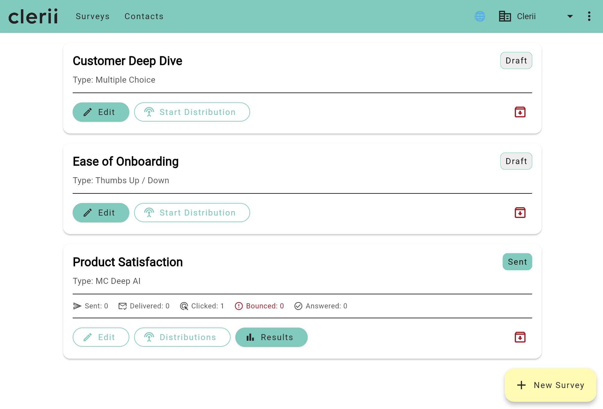 Clerii Software Screenshot